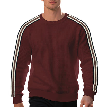 Casual Men's Loose Round Neck Sweater Thin
